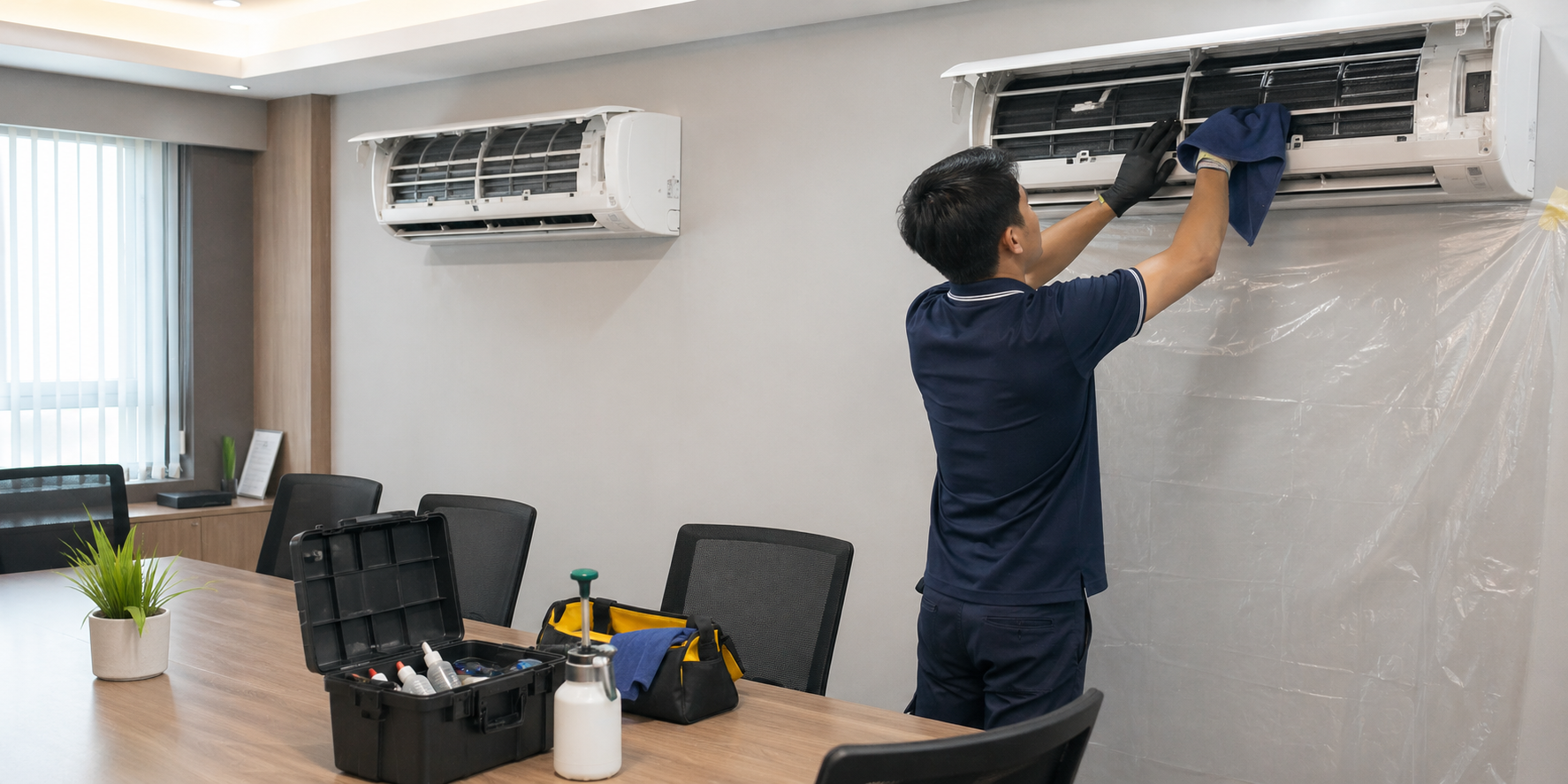 Tim operasional jasa AC